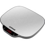 G3Ferrari G20096 Küchenwaage, elektronisch, max. Tragkraft 15 kg, 1 g Teilung, Abschaltautomatik, TARA-Funktion, LCD-Display, silber, schwarz