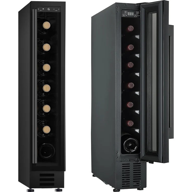 PKM UWTS20-7G Weinkühlschrank, Einbau, 7 Flaschen, Weintemperierschrank, Energieklasse G – Bild 1