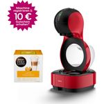 Krups KP1305 Nescafé Dolce Gusto Lumio Kapselmaschine, 1,0 l, inkl. Nescafé Dolce Gusto Latte Macchiato Kaffeekapseln, rot