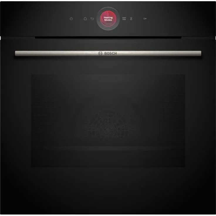 Bosch HBG7221B1 Einbaubackofen, Serie 8, Heißluft, Air Fry, Einbaugerät, A+, Garraum71 l, Breite 59,4 cm, (60 x 60 cm), Hydrolytisch, schwarz