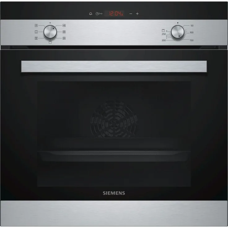 Siemens EQ112EA0EY Backofenset, Einbaubackofen HB113FBS1 + Glaskeramikkochfeld ET611AEA1E, Einbaugerät, A, Garraum71 l, Breite 59,4 cm, edelstahl, schwarz