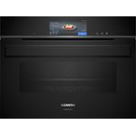 Siemens CS958GCB1 Backofen mit Dampffunktion, studioLine, Einbaugerät, A+, Garraum47 l, Breite 60 cm, schwarz