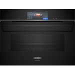 Siemens CS958GDD1 Backofen mit Dampffunktion, studioLine, Einbaugerät, A+, Garraum47 l, Breite 60 cm, schwarz