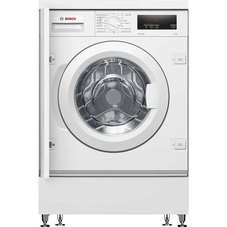 Bosch WIW24342EU, Frontlader-Waschmaschine, C, Fassungsvermögen 8 kg, Einbaugerät, Breite 60 cm, weiß