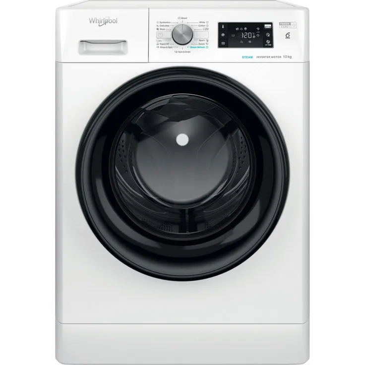 Whirlpool FFB 10469 BV EE, Frontlader-Waschmaschine, A, Fassungsvermögen 10 kg, Standgerät, Breite 60 cm, weiß