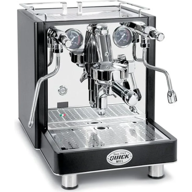Quick Mill Essence High End DUAL Boiler Espressomaschine, WiFI, Eco mode, Edelstahl, schwarz