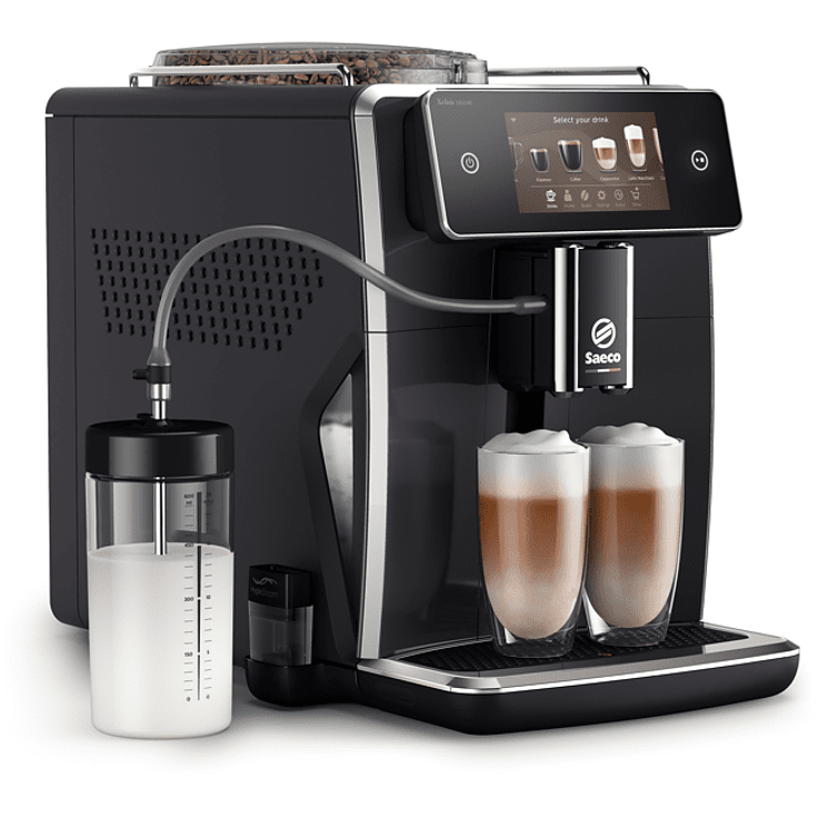 Saeco SM8780-00 Xelsis Deluxe Kaffeevollautomat, Klavierlack-Schwarz – Bild 2