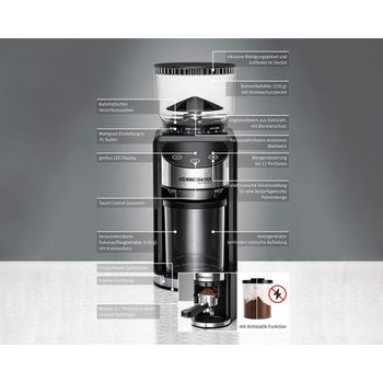 ROMMELSBACHER Kaffeemühle EKM 300 - Kegelmahlwerk  Produktbild-Vorschau 6