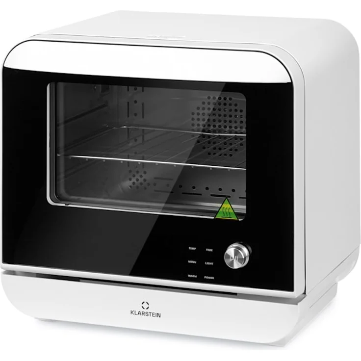 Klarstein Vita Pro Heißluftfritteuse mit Dampfgaren, ohne Öl, 2450 W, 18 Liter, 14 Programme, 800 ml Wassertank, weiß - Preisvergleich – Bild 7