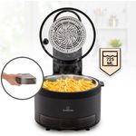 Klarstein Vendure Heißluftfritteuse mit Dampffunktion, 1250W, 5 Liter, 6 Programme, Kunststoff, schwarz