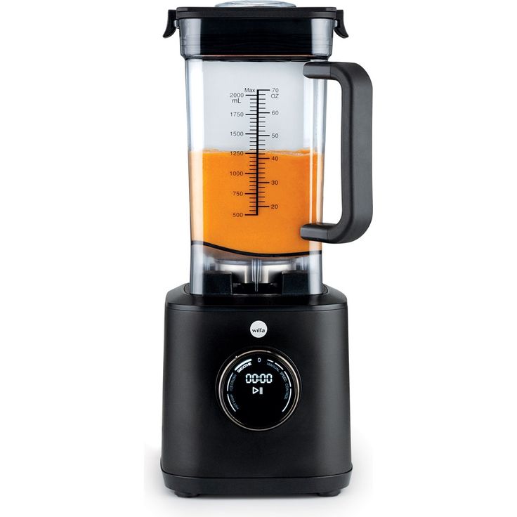 Wilfa PB1B-T2000 PowerFuel XL Digitaler Standmixer, 2000 Watt, 2 L Mixbehälter aus Kunststoff, einstellbare Geschwindigkeit, schwarz – Bild 3