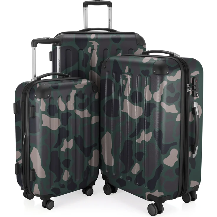 Hauptstadtkoffer Spree 3er KofferSet Hartschalenkoffer ReisekofferSet, TSA, 4 Rollen, S M & L,  – Bild 1