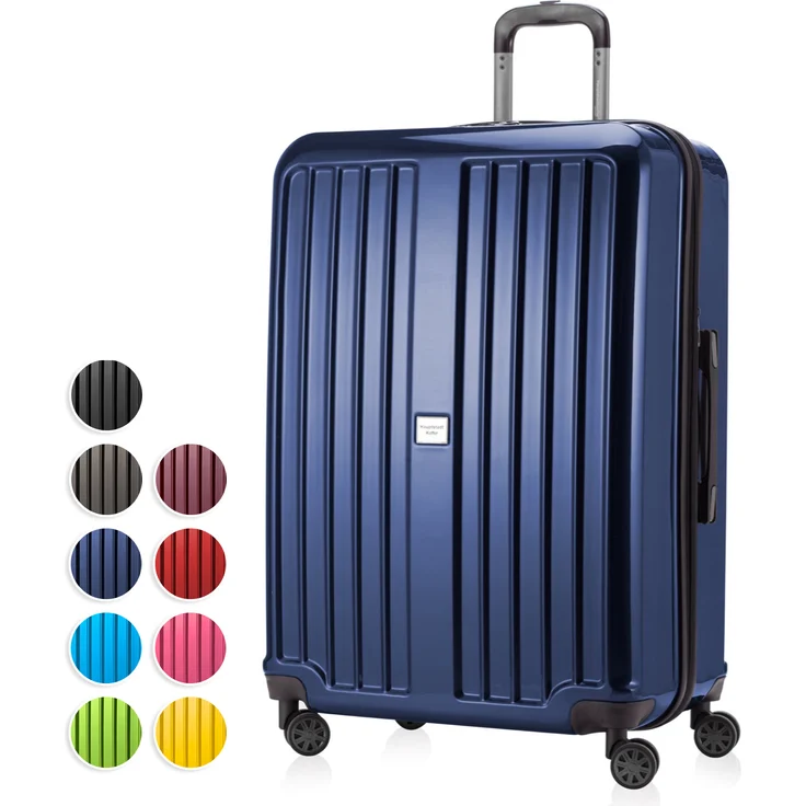 Hauptstadtkoffer XBerg Großer Hartschalenkoffer XL Trolley inkl. TSA Zahlenschloss, Volumenerweiterung, 4 Doppelrollen, 5 Jahre Garantie, 75 cm, 126 L – Bild 7