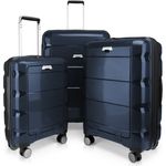 Hauptstadtkoffer Britz 3er KofferSet TrolleySet Rollkoffer Reisekoffer Erweiterbar, TSA, 4 Rollen, (S, M & L)