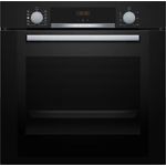 Bosch HRA334YB0 Einbaubackofen, Serie 4, Multifunktion, Einbaugerät, Garraum 71 l, Breite 59,4 cm, edelstahl, schwarz