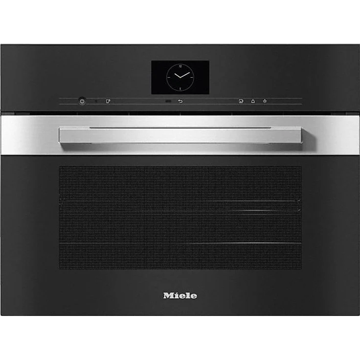 Miele DGC 7640 HC Pro Backofen mit Dampffunktion, Dampfgaren, Backen, Braten mit Speisenthermometer + Menügaren, Einbaugerät, Garraum 47 l, Breite 59,5 cm, Edelstahl CleanSteel – Bild 1