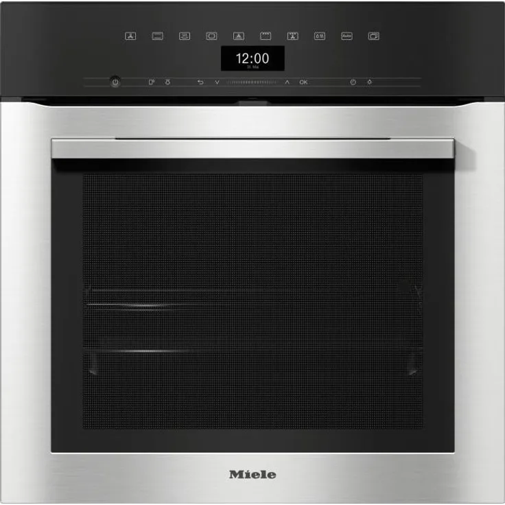 Miele DGC 7350 Backofen mit Dampffunktion, emaillierter Garraum, ContourLine, Einbaugerät, Garraum 76 l, Breite 59,5 cm, Edelstahl CleanSteel