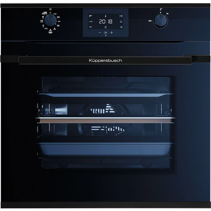 Küppersbusch BP 6332.0 S5 Einbaubackofen, K-Series.3, Pyrolyse, Einbaugerät, Garraum 70 l, Breite 60 cm, Schwarz/Black Velvet