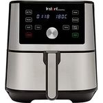 Instant Vortex IP 140-3093-01 6 Plus 6-in-1-Heißluftfritteuse 1700W, 5,7L - Heißluftfrittieren, Backen, Braten, Grillen, Dehydrator und Speisenwärmer, schwarz