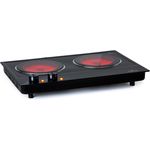 Klarstein Kochplatte, Doppel-Kochfeld, Glaskeramik, 11 Leistungsstufen, Einbaugerät, Autark, Anzahl der Kochstellen 2, schwarz