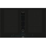 Siemens EX877NX68E Kochfeld mit Dunstabzug, Induktion, studioLine, Breite 80 cm, Anzahl der Kochstellen 4, schwarz