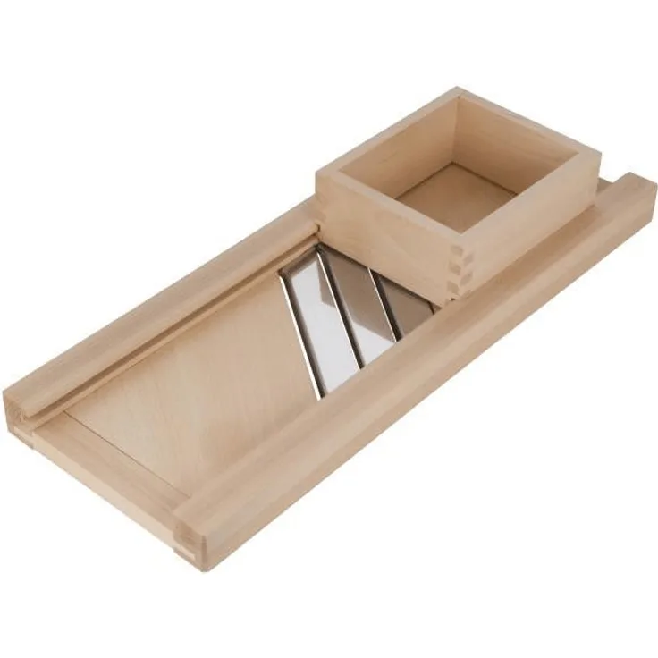 Hofmeister Profi-Krauthobel, mit 3 Messern, 60 x 22,5 x 45 cm, Holz