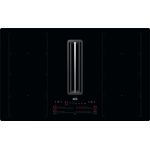 AEG C84779CB Kochfeld mit Dunstabzug, Muldenlüfter, WLAN-fähig, Umluft, Einbaugerät, Breite 78 cm, Anzahl Gebläsestufen 4, schwarz