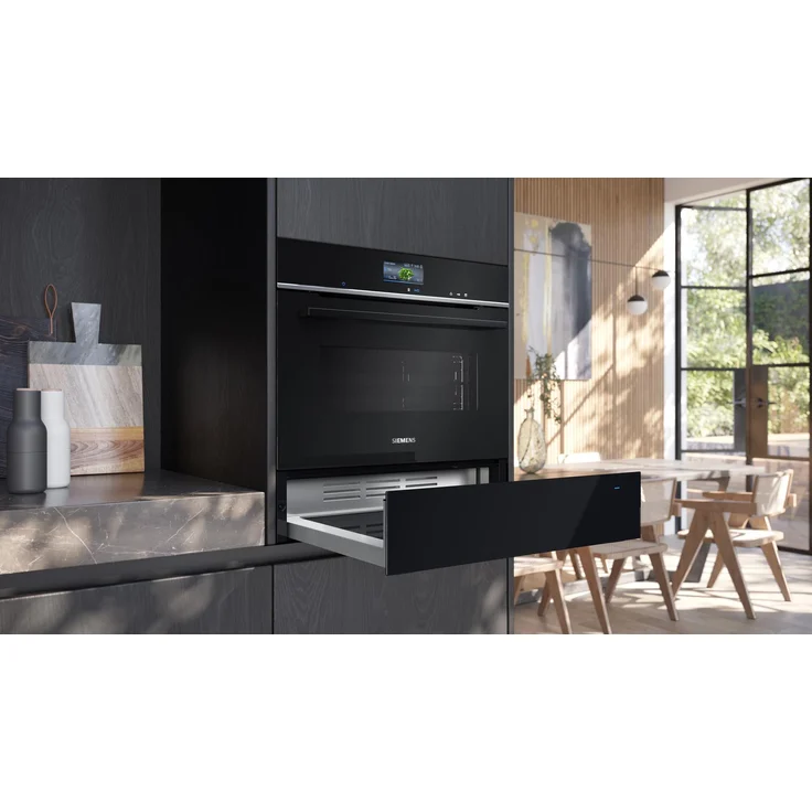 Siemens BI710C1B1, iQ700, Wärmeschublade, 60 x 14 cm, Schwarz, Edelstahl – Bild 4