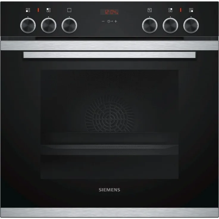 Siemens EQ211KB00B Herdset, Glaskeramikkochfeld EA64RGNA1E + Einbauherd HE213BBS0 + Pizzaform HZ317000, Breite 59,4 cm, Garraum 71 l, schwarz, edelstahl