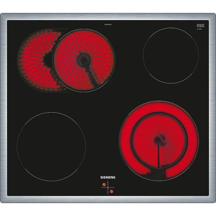 Siemens EQ211KB00B Herdset, Glaskeramikkochfeld EA64RGNA1E + Einbauherd HE213BBS0 + Pizzaform HZ317000, Breite 59,4 cm, Garraum 71 l, schwarz, edelstahl – Bild 2