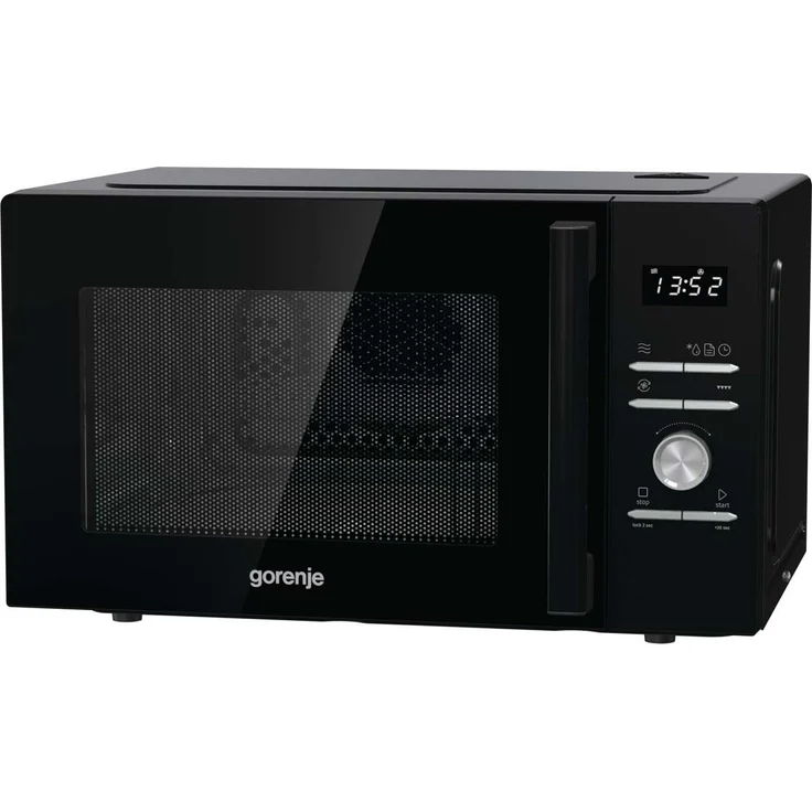 Gorenje MO28A5BH Mikrowelle mit Grill, Standgerät, 28 Liter Garraum, 900 Watt, Timer, schwarz – Bild 1