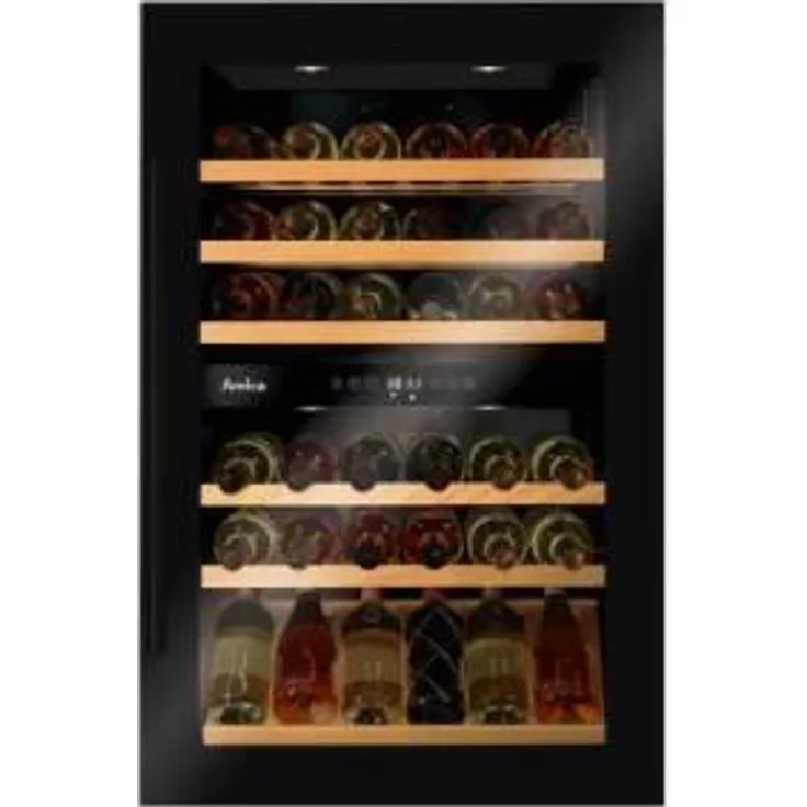 Amica WK 341 220 S Weinkühlschrank, Einbau, 58 Flaschen, Breite 60 cm, Energieklasse G