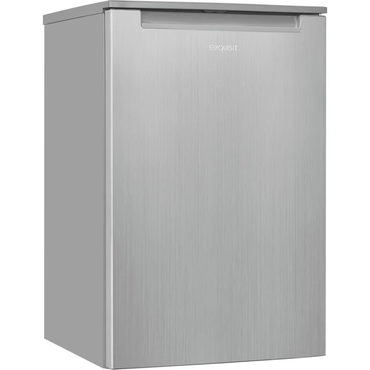 Exquisit GS81-040C Gefrierschrank, freistehend, silber, Breite 55 cm, Energieklasse C – Bild 1