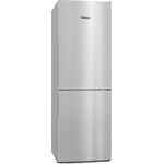 Miele KD 4052 E Active Kühl-Gefrierkombination, freistehend, edelstahl, Höhe 176 cm, Energieklasse E