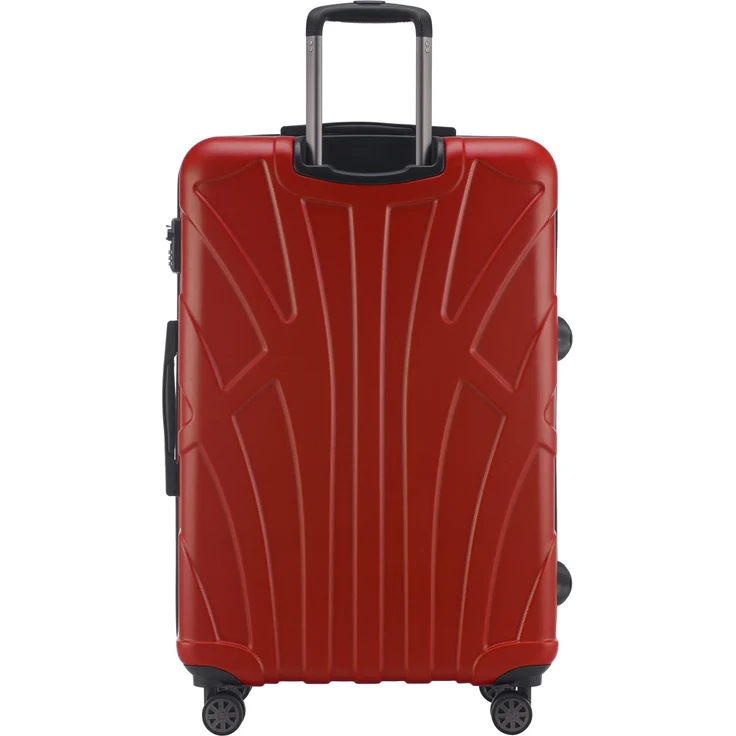 Suitline - Hartschalen-Koffer Koffer Trolley Rollkoffer Reisekoffer 4 Rollen TSA 100% ABS, 76 cm, 86 L – Bild 3