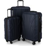 Suitline - 3er Koffer-Set Trolley-Set Rollkoffer Hartschalen-Koffer Reisekoffer, TSA, (S, M & L) - Preisvergleich