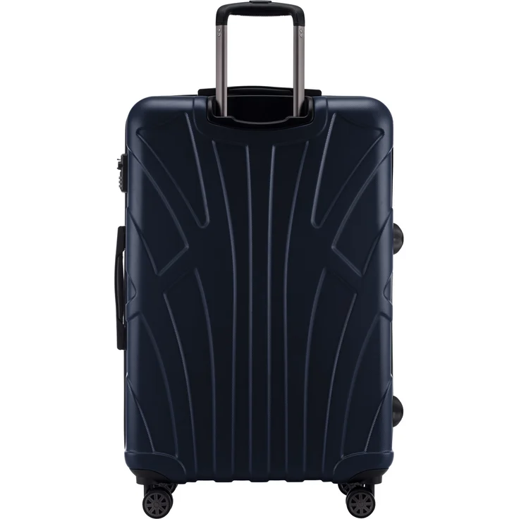 Suitline - Hartschalen-Koffer Koffer Trolley Rollkoffer Reisekoffer 4 Rollen TSA 100% ABS, 76 cm, 86 L – Bild 3