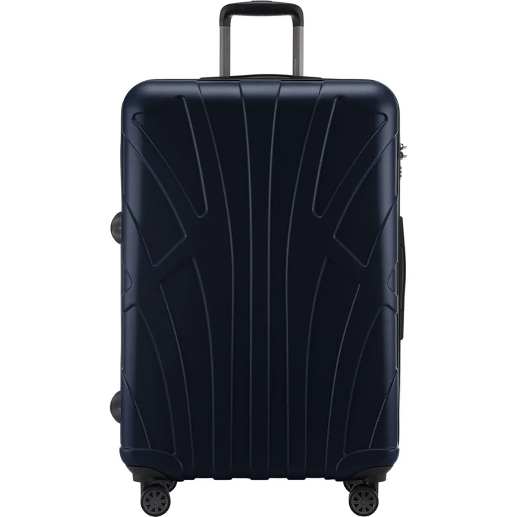 Suitline - Hartschalen-Koffer Koffer Trolley Rollkoffer Reisekoffer 4 Rollen TSA 100% ABS, 76 cm, 86 L – Bild 2