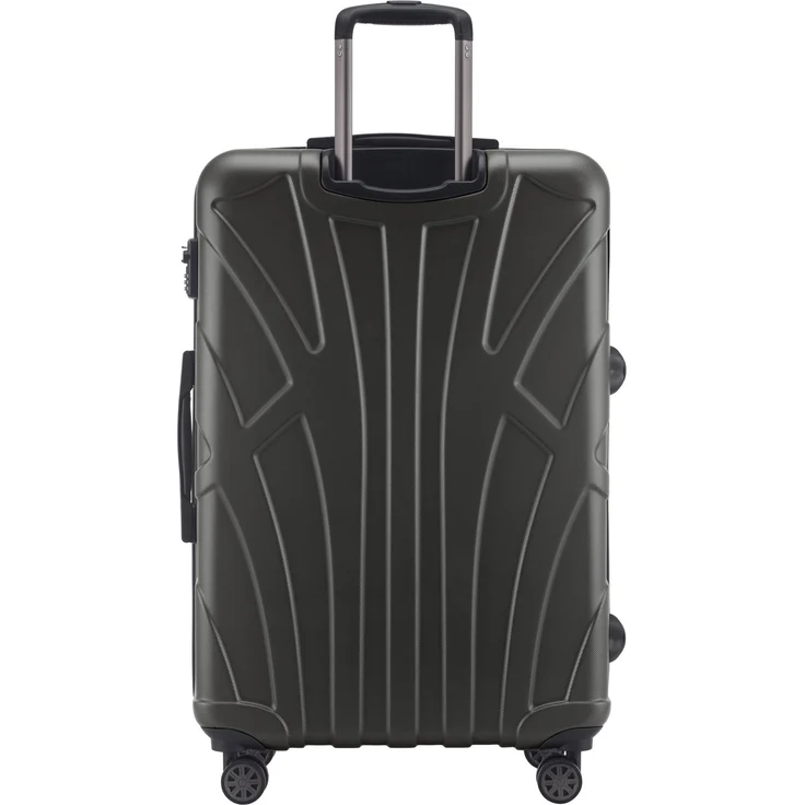 Suitline - Hartschalen-Koffer Koffer Trolley Rollkoffer Reisekoffer 4 Rollen TSA 100% ABS, 76 cm, 86 L – Bild 3