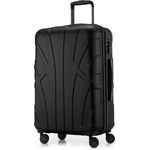 Suitline - Hartschalen-Koffer Koffer Trolley Rollkoffer Reisekoffer, TSA, 65 cm, ca. 53 Liter, 100% ABS Matt