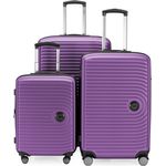 HAUPTSTADTKOFFER - Mitte - Koffer-Set 3 Trolley Hartschale, TSA, XXL Erweiterung, 4 Rollen (S, M & L)