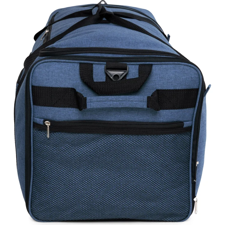 blnbag M4 – Rollenreisetasche Weichgepäck Tasche, leichte Reisetasche faltbar mit Rollen, Rollentasche, 90 Liter, Dunkelgrau  – Bild 3