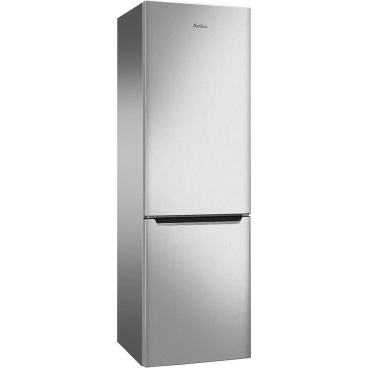 Amica KGCN 388 140 E Kühl-Gefrierkombination, freistehend, edelstahl, NoFrost, Breite 55 cm, Energieklasse D – Bild 1
