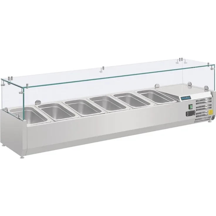 Polar G-Serie Kühlvitrine 6x GN 1/4