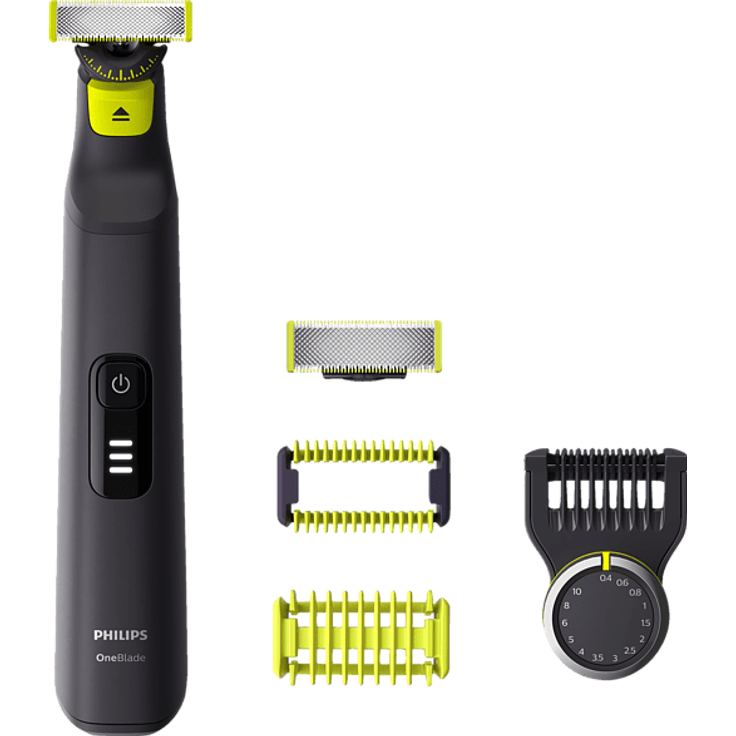 Philips OneBlade Pro QP6541/15 Wet&Dry Rasierer, schwarz – Bild 1