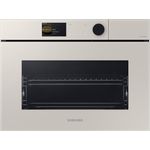 Samsung BESPOKE Backofen mit Mikrowelle, Dampfgarer, Dampfreinigung, WiFi, Serie 7, Garraum 50 l, Breite 45,6 cm, satin beige