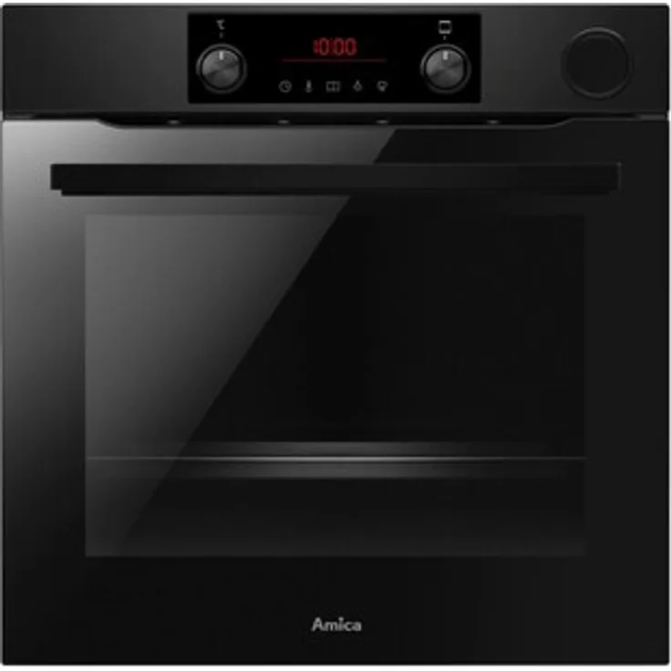 Amica EBSX 949 660 SM Backofen mit Dampffunktion, Steamclean, Garraum 77 l, Breite 59,5 cm, schwarz