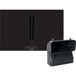 Siemens ED807FGA6 Set Kochfeld mit Dunstabzug, Induktionskochfeld ED807FQ25E + Flachkanal HZ9VDSB4, Breite 80 cm, 4 Zonen, Autark, schwarz - Preisvergleich