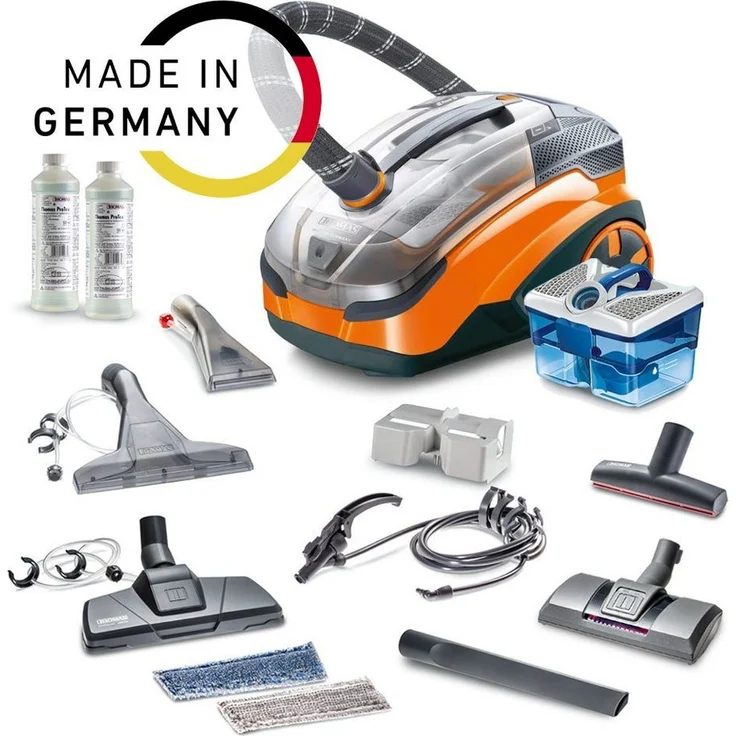 Thomas Aqua+ Pet & Family Parquet Pro Waschsauger, 1700 Watt, Aqua-Filterbox, Nass- und Trockenreinigung, Sprühdrucksystem, orange-grau – Bild 2