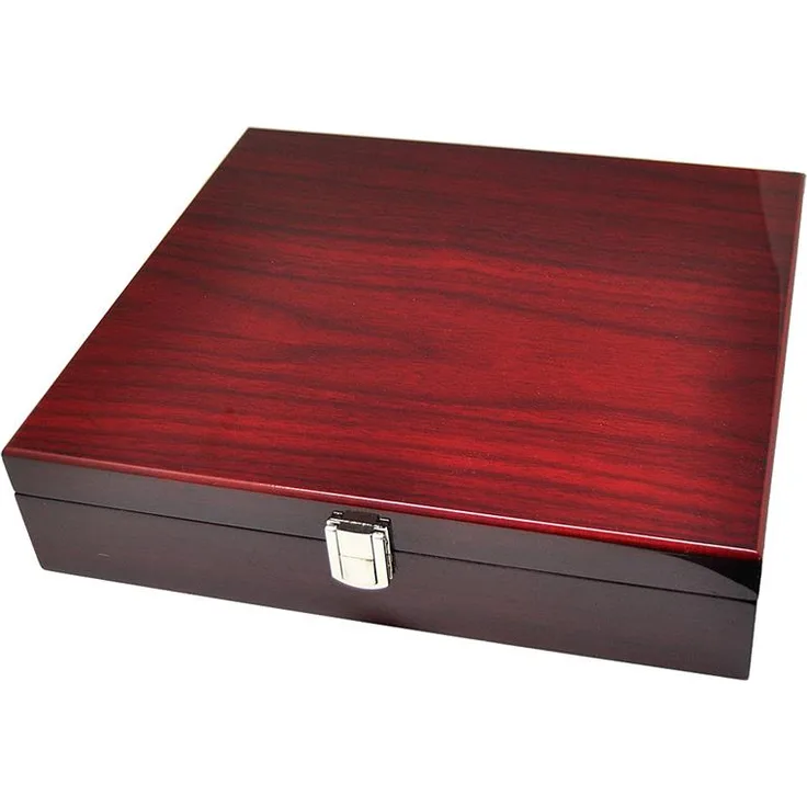 Uhrenbox dunkelrot